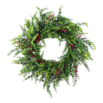 Ace 28" W Eucalyptus and Berry Wreath
