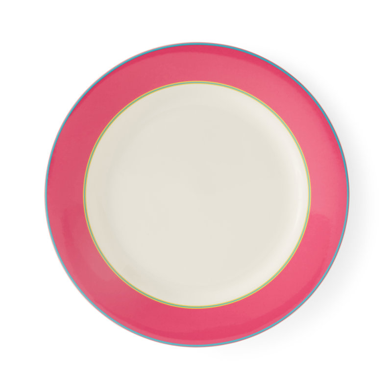 Kit Kemp, Calypso - Bone China Dinner Plates, Pink