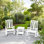 Ensemble de 2 chaises Adirondack à bascule Wolak