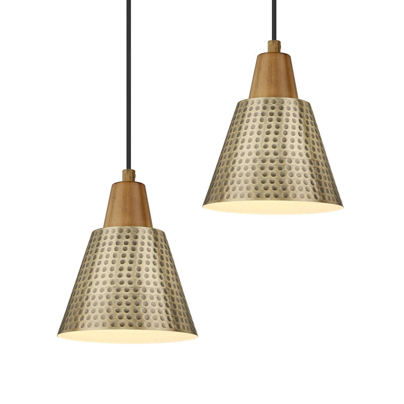 Luminaire suspendu conique à 1 lumière Mayia