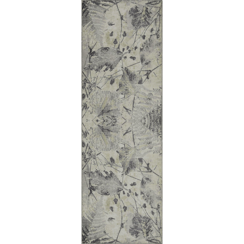 Tapis beige en coton / polyester tissé à la machine Jhace, Rectangle de 10 pi x 14 pi
