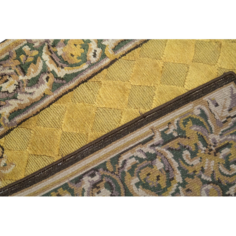 Hand-Knotted High-Quality Gold Area Rug