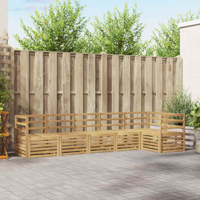 304cm Wide Patio Sectional Set