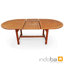 Afrin Oval Eucalyptus Extendable Outdoor Dining Table With Umbrella Hole , 170cm cm W 110cm cm D