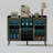 Freestanding Wine & Coffee Bar Cabinet with LED Lighting, Sideboard Buffet with Glass Holders, Wine Racks and Storage for Dining or Living Room-625089397
