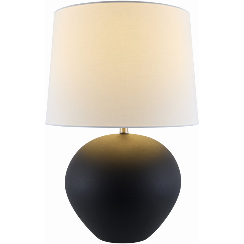 Bridley Table Lamp, Black, White