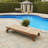 Montevideo Outdoor Teak Solid Wood Single chaise