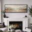 Grande impression sur toile encadrée, impression de paysage abstrait pour la décoration intérieure moderne-118736953-118736955