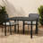Riley Outdoor Dining Table, Square 61 Inch Matte Black Metal Lattice-121489362