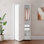 Porte de garde-robe pliante en composite 36 po x 80 po