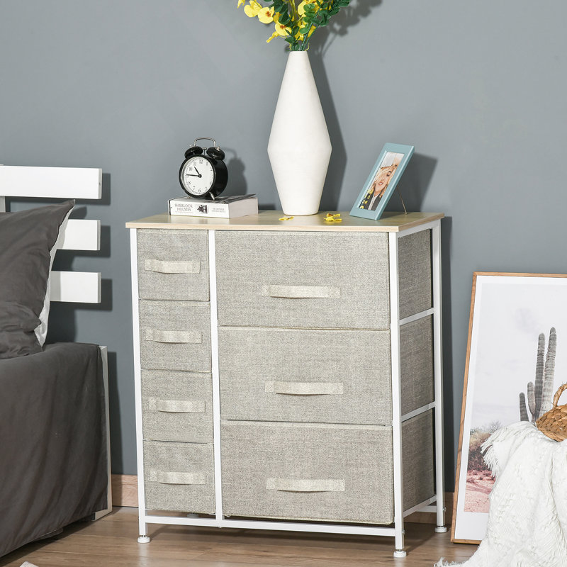Commode verticale en métal avec 7 tiroirs