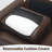 83" W Wide 3-Seater Upholstered Sofa Faux Leather Rolled Arms Couch-908981386