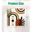 Rideau de douche imperméable Boho Modern pour salle de bain - Design décoratif élégant, tissu en polyester à séchage rapide, pour baignoire standard
