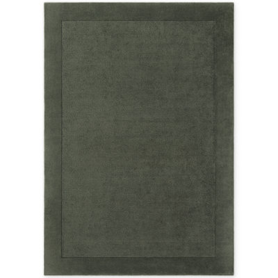 Villeroy & Boch Wool Rug Kivi Organic Shape - Soft Natural Living room Rug with Border, Handmade & Natural, Modern Design