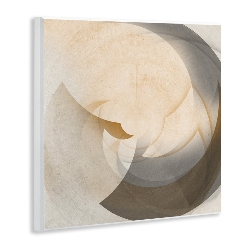 Shadowed Form Curve Wall Plaque Art by Noah Bay