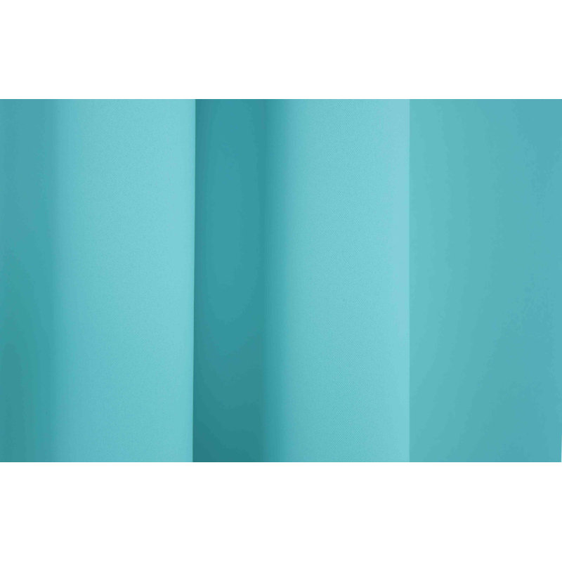Zoee Eyelet Blackout Curtain, 145cm Width x 245cm Drop, Turquoise