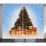 Semi-Sheer Rod Pocket Curtain Panels