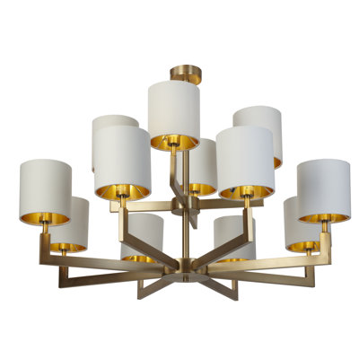 Liana 12 - Light Shaded Chandelier