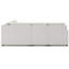 Canapé modulaire de coin modulaire 5 pièces Damari-115673297