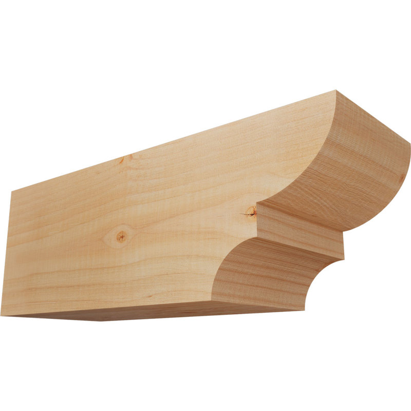 Ridgewood Smooth Rafter Tail, Douglas Fir, 6"H x 5 1/2"W x 16"L