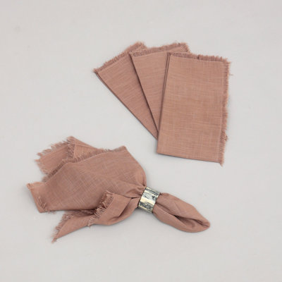 Ensemble de serviettes de table en coton de 4 à 20 pouces, serviettes de table classiques