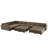 Zendajas Upholstered U-Shaped Sectional Reversible-1503399789