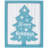 Lighted Happy Holidays Christmas Tree With Cable Knit Texture Wall Art - 12"