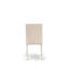 L'ensemble de table de salle à manger 5 pièces pour 4 personnes comprend une table de cuisine carrée et 4 chaises Parson rembourrées en lin beige clair, lin blanc-1619815901-1689694929-1689694928