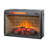 Infrared Quartz Woodlog Fireplace Insert with Brick Design-114137762