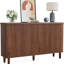 Buffet 59,74 "moderne rustique brun avec rangement-2007732829