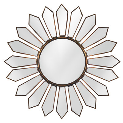 Hannah Metal Flat Wall Mirror