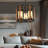 3-Light Industrial Farmhouse Drum Chandelier