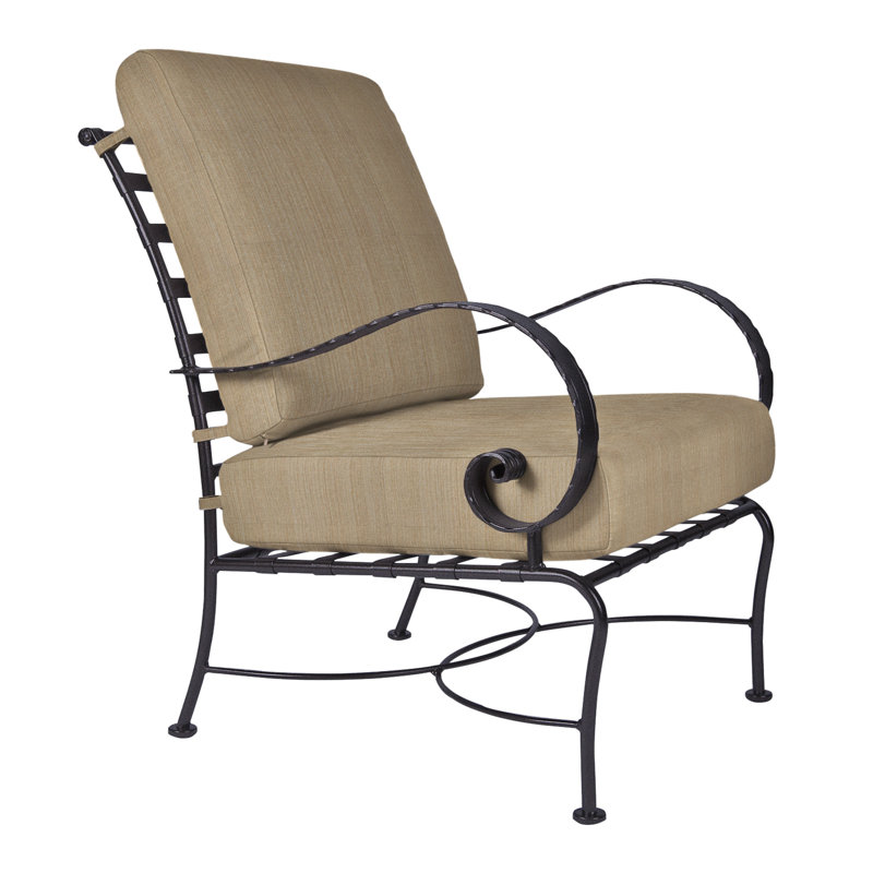 Classico Outdoor Lounge Chair, Graphite, Cast Lagoon