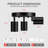 LED 3 Light Track Lighting Kit