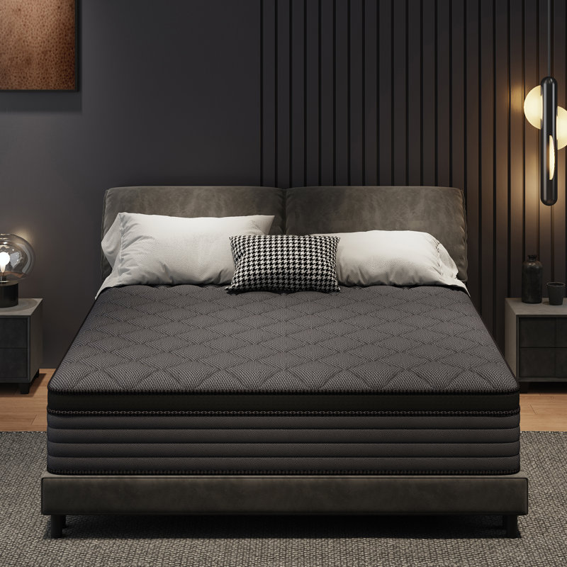 10"/12"/14"Gel Memory Foam Medium Hybrid Cooling Mattresses In A Box, 12", Queen