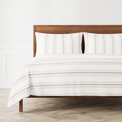 Beach Stripe Cotton Striped Duvet Cover