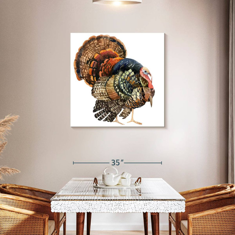 Brampt Turkey, 36" H x 36" W