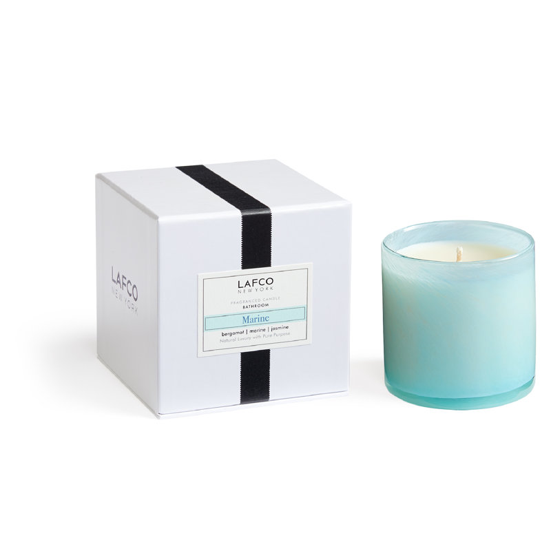 Marine Scented Jar Candle, 3" H x 3" W x 3" D