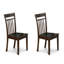 L'ensemble de table de cuisine 6 pièces contient une table de salle à manger rectangulaire et 4 chaises avec banc, 36 x 60 pouces, cappuccino-1749228048-1844406013