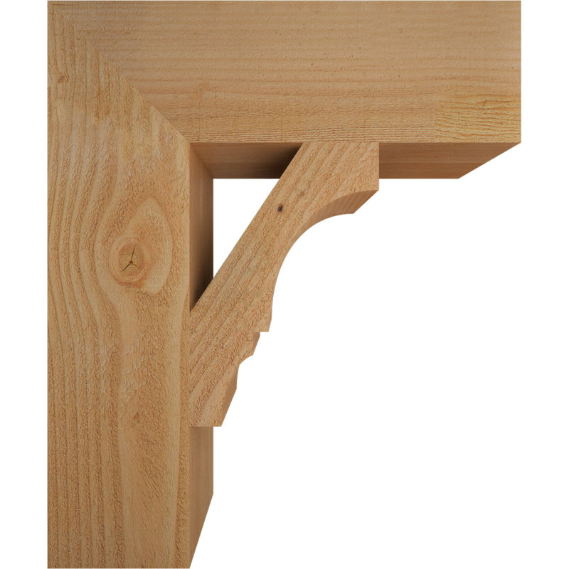 Support de bloc Balboa, Sapin Douglas scié brut, L 6 po x P 20 po x H 24 po