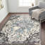 Tapis gris zone oriental Claremont-255698289