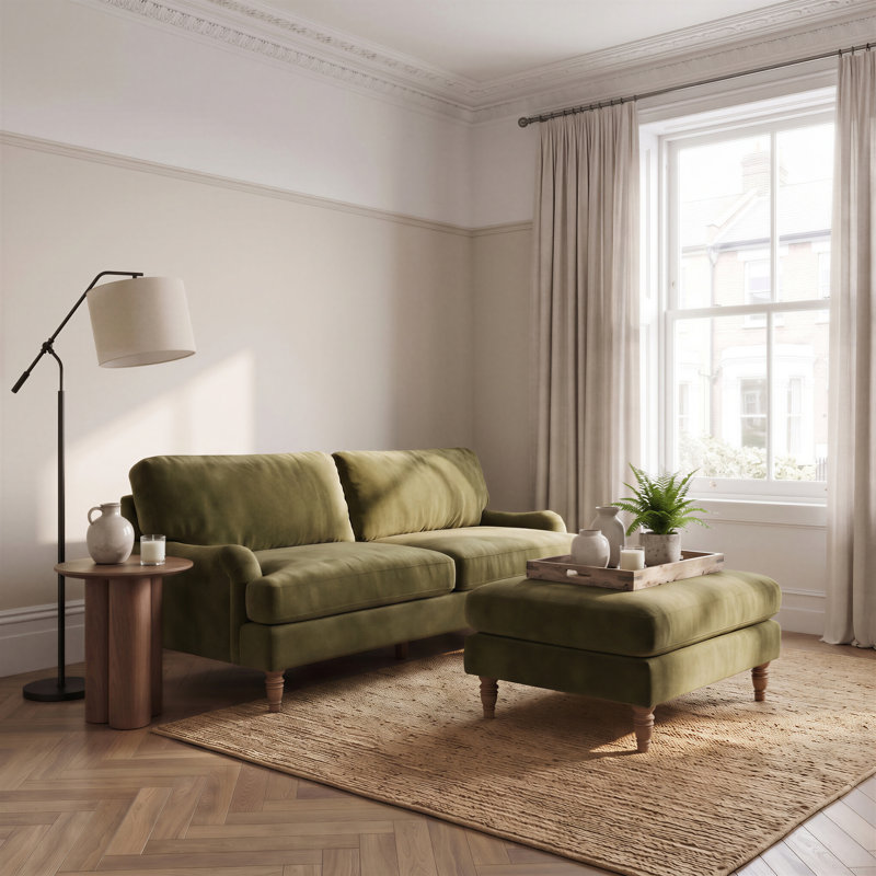 Emrie 2 Seater Chenille Sofa
