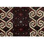 Tapis brun en laine noué à la main de conception unique 2 pi 6 po x 3 pi 11 po Hashir
