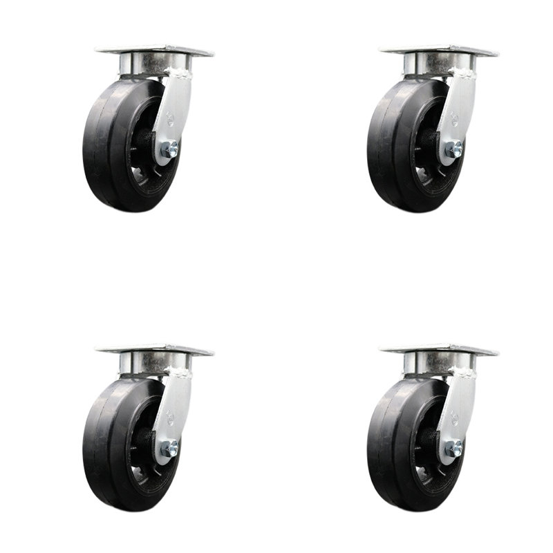 Kingpinle Swivel Caster Set with Swivel Lock