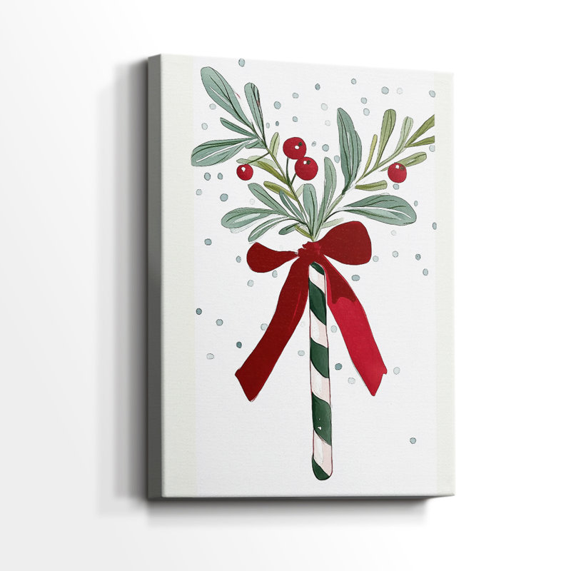 Art des Fêtes de Noël - Toile tendue avec châssis DCCCLXII, H 18 po x l 12 po