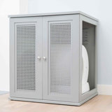 Refined Self Cleaning Litter Box Cabinet