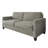 Velvet Upholstered Sofa-2075073480