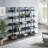 5 Tier Bookcase Home Office Open Bookshelf, Vintage Industrial Style Shelf With Metal Frame-231400946
