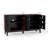 Modern Sideboardkitchen Buffet Cabinet With Storage, TV Media Console Table, Storage Cabinet With 4 Doors & Adjustable Shelves  Black