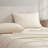 Martha Stewart Skylands Solid Cotton Percale Beige Sheet Set-115629692-115629697